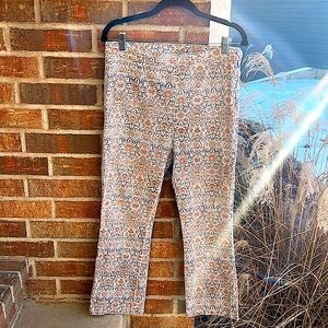FREE PEOPLE Ladies 10 Cotton/Poly Blend Printed Pants